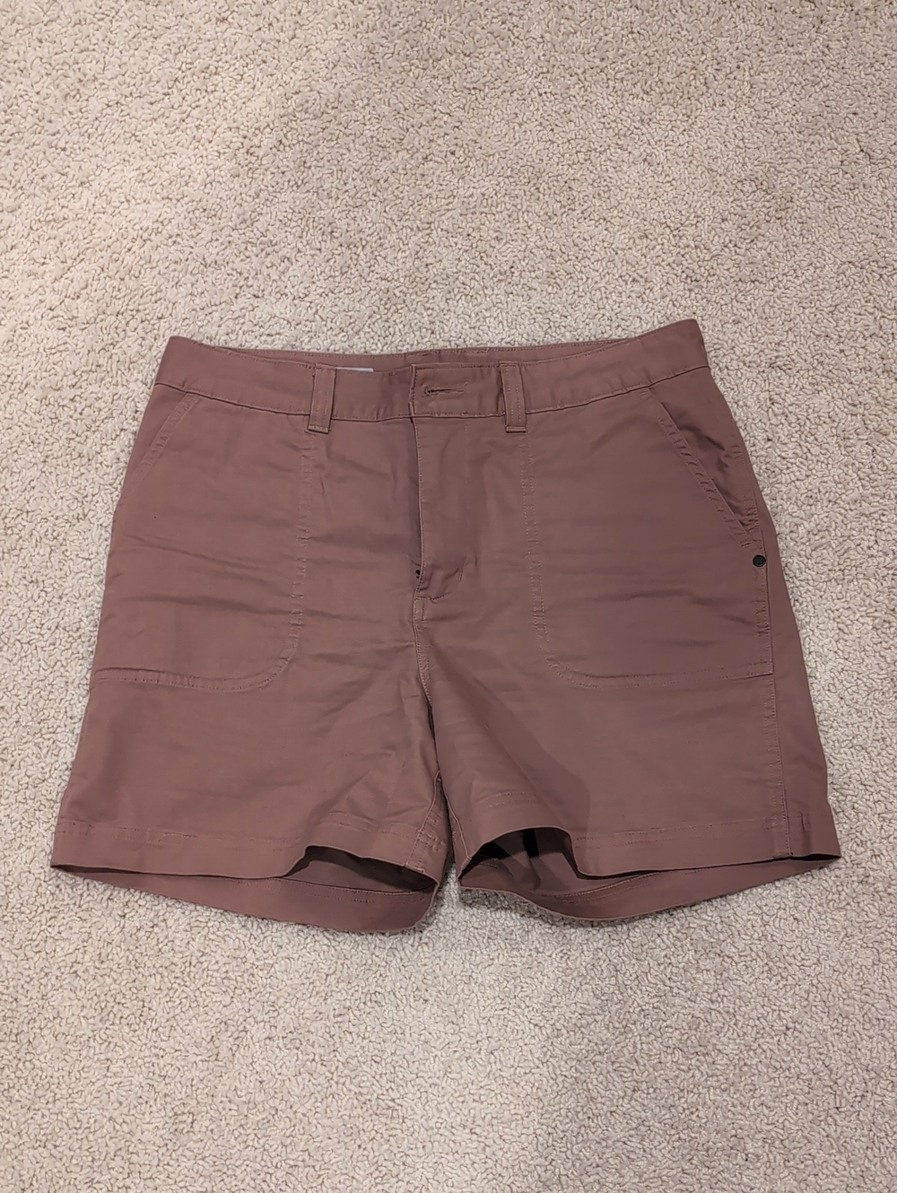 Stio High-Waist Women's Shorts in Dusty Rose